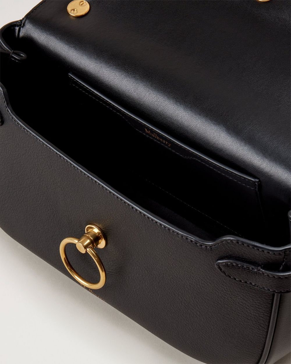 East West Amberley Black Silky Calf Amberley Mulberry