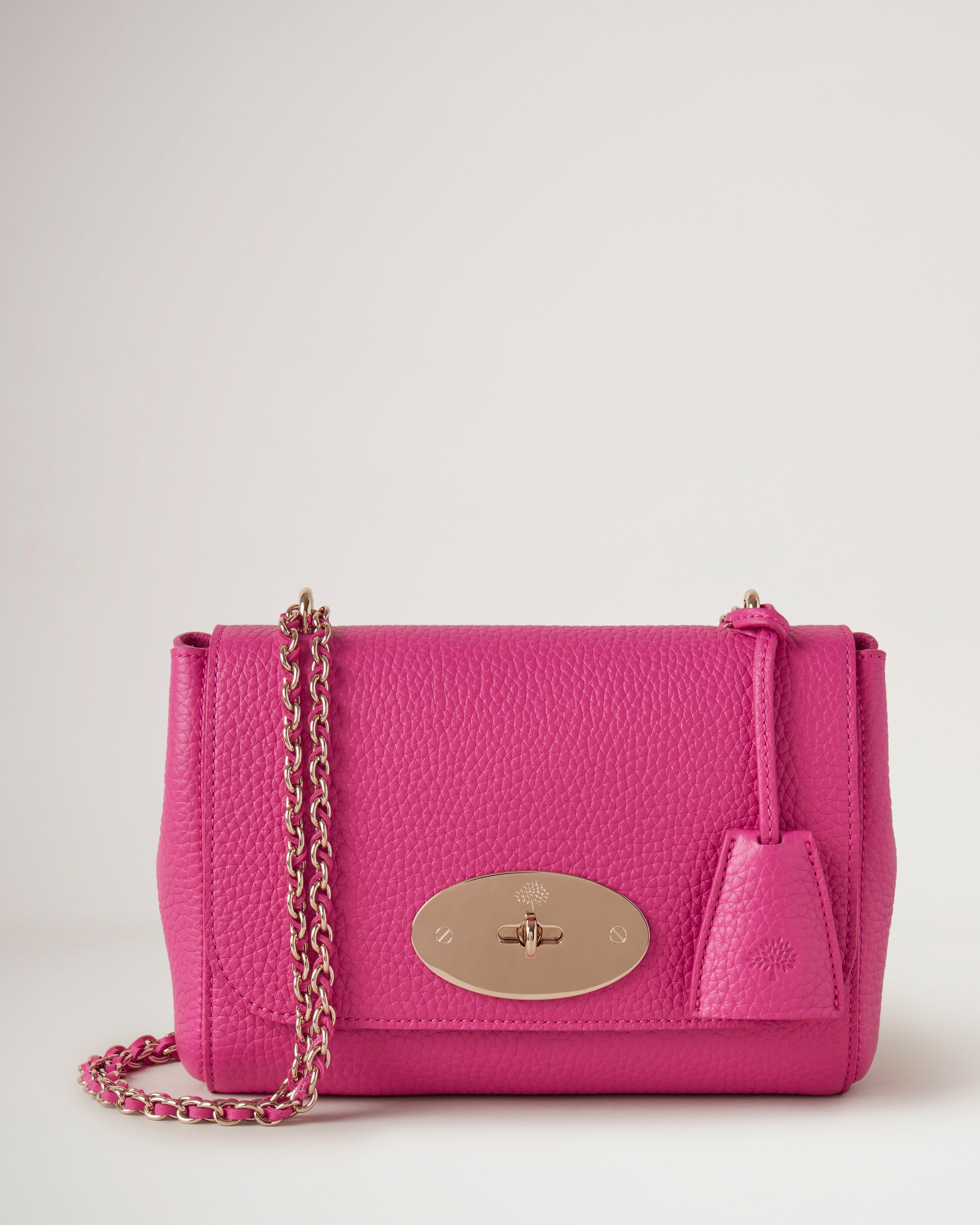 Lily leather handbag Mulberry Pink in Leather - 34332844