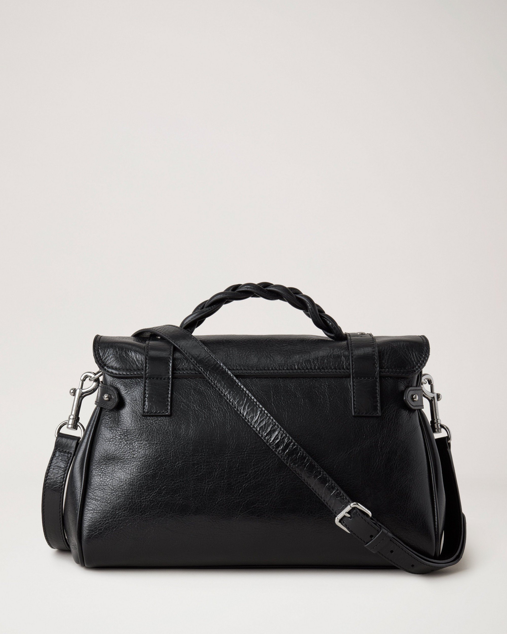 Alexa | Black High Shine Leather | Women | Mulberry Alexa | Black High Shine Leather | Women | Mulberry