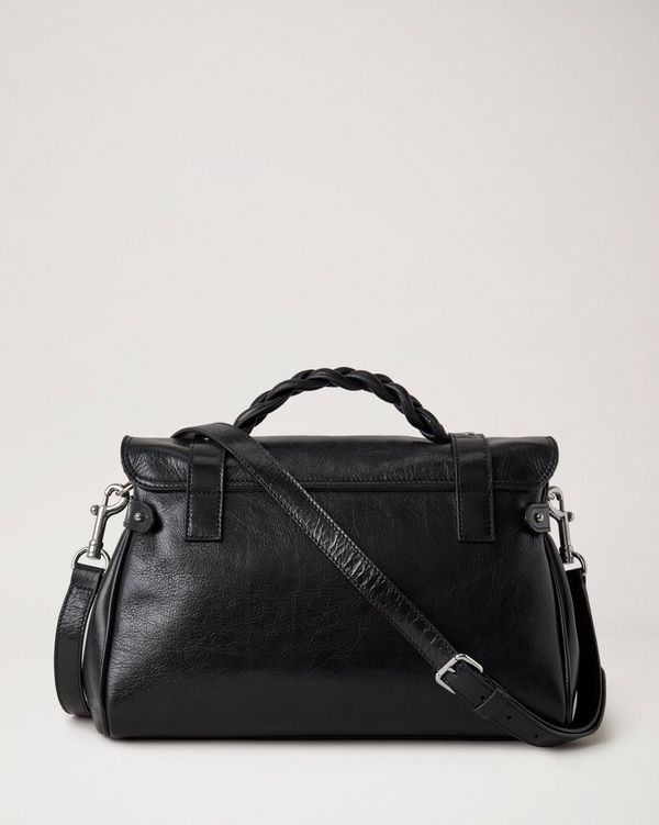 Alexa | Black High Shine Leather | Women | Mulberry