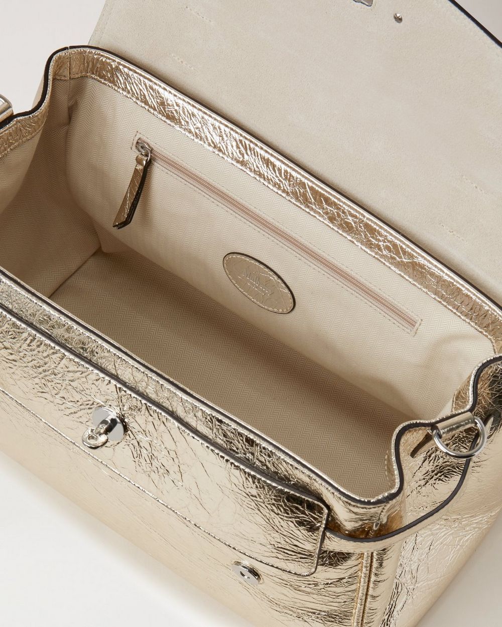 Metallic mulberry bag on sale