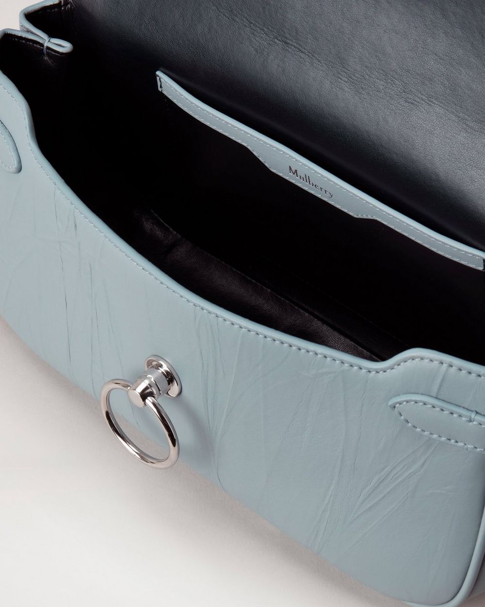 East West Amberley Cloud Crinkled Leather Women Mulberry