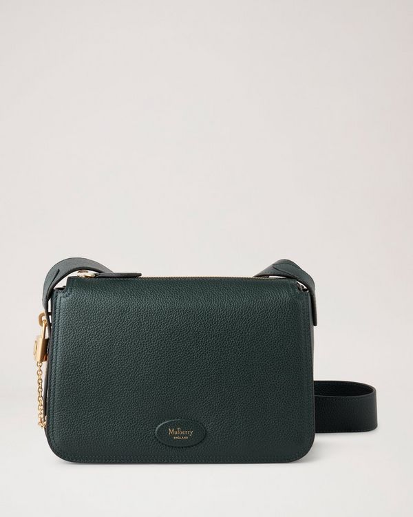 Billie Mulberry Green Small Classic Grain Women Mulberry