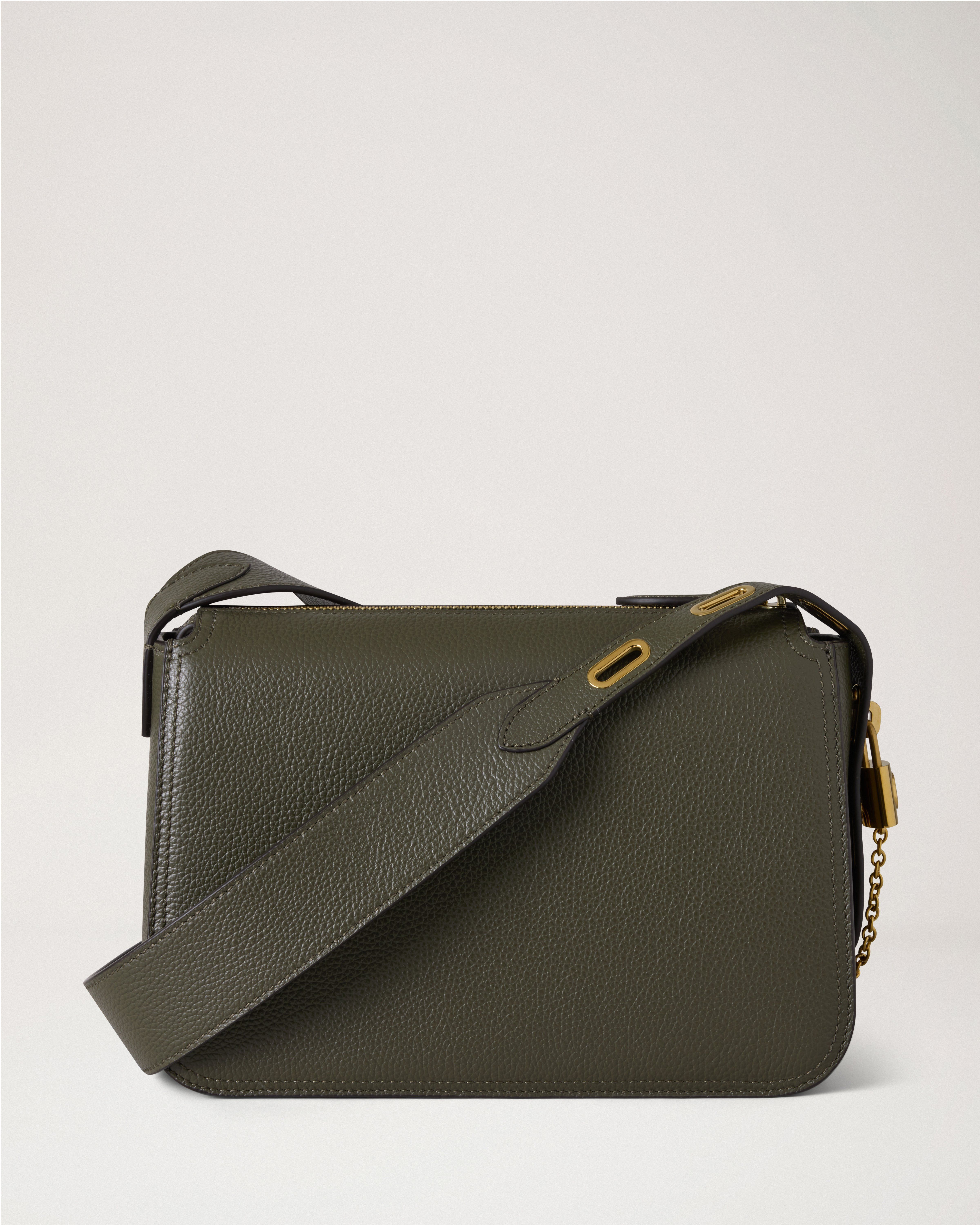Mulberry | Billie | Juniper Green Small Classic Grain | Women