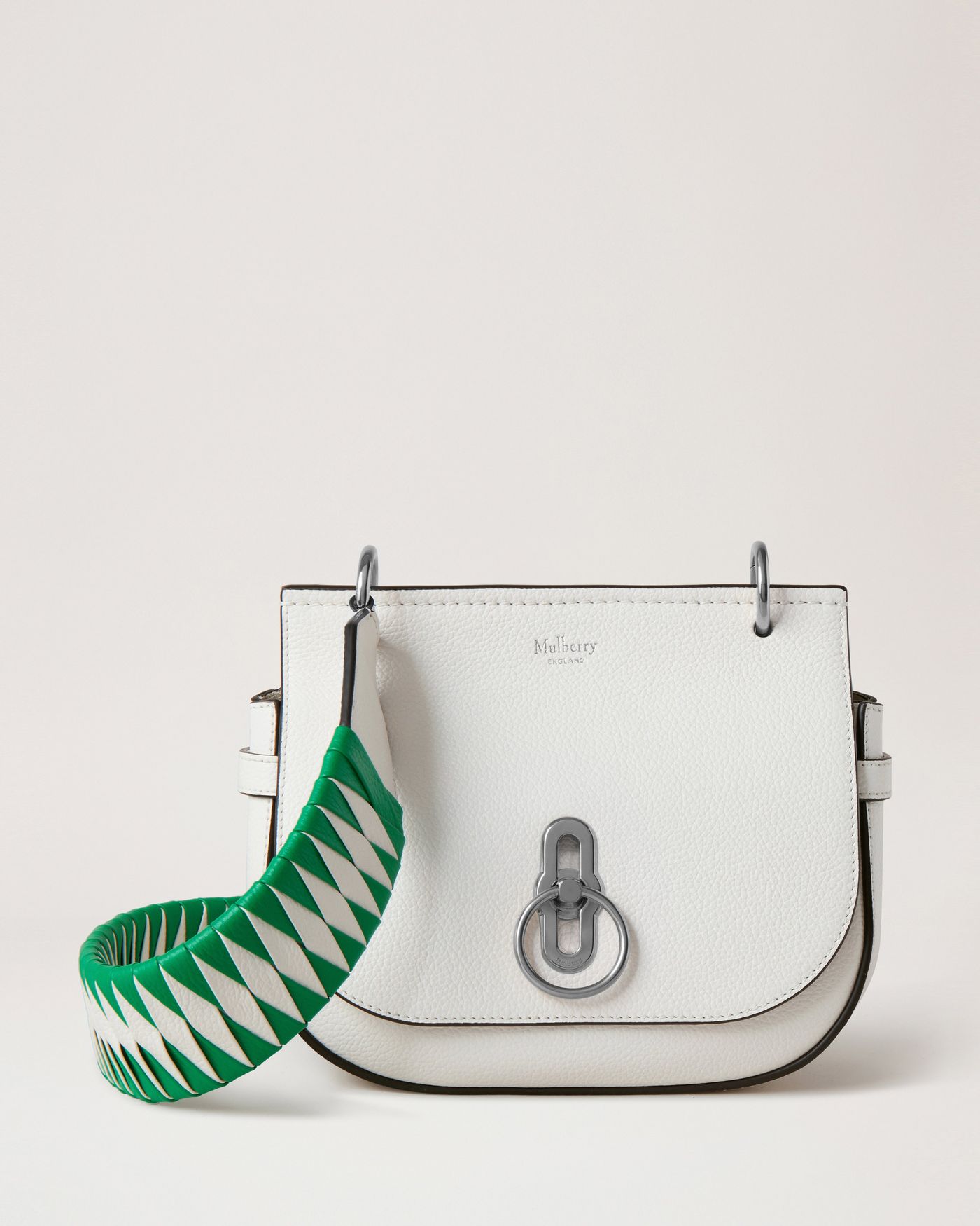 Small Amberley Satchel White Small Classic Grain Leather Women