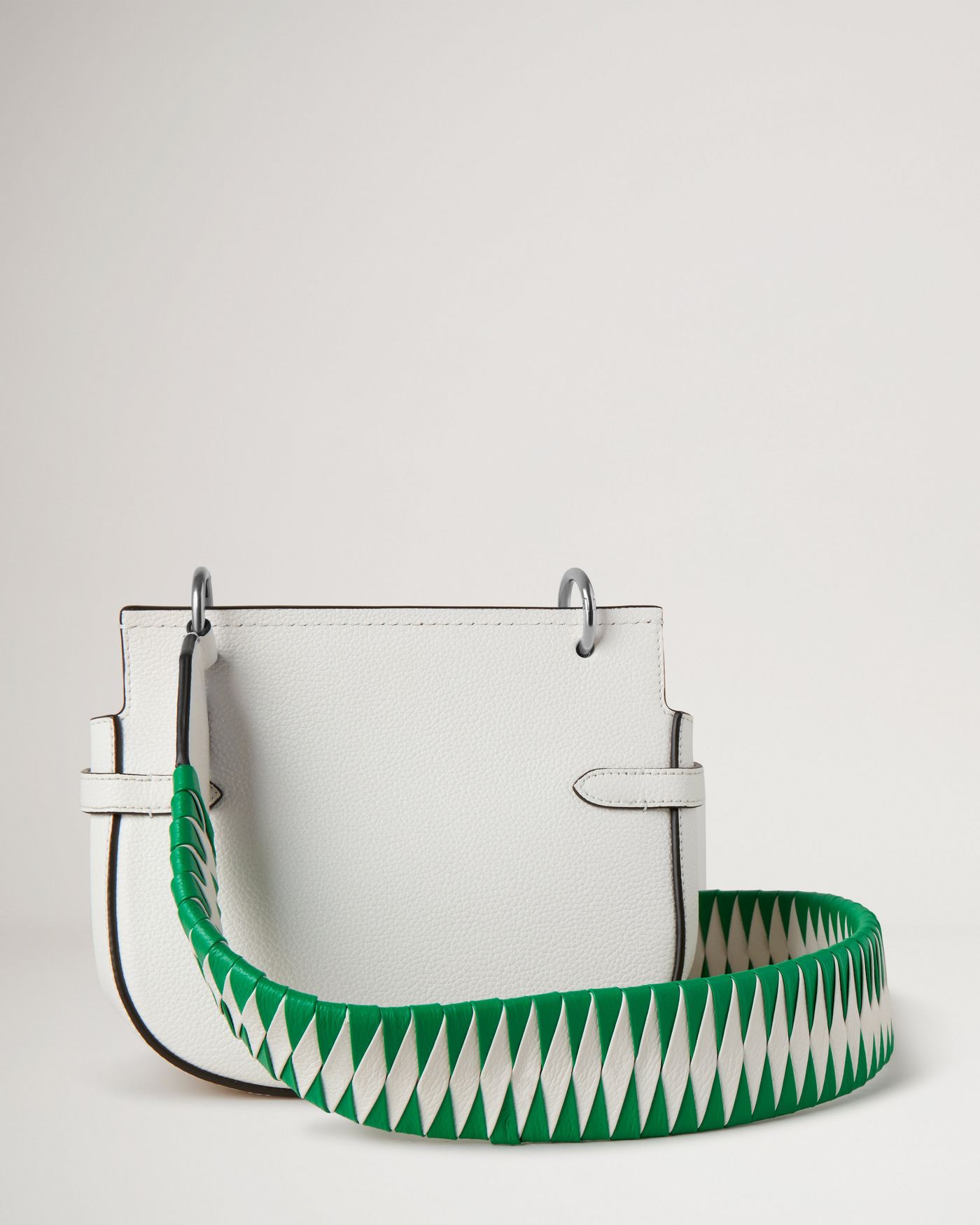 Small Amberley Satchel White Small Classic Grain Leather Women