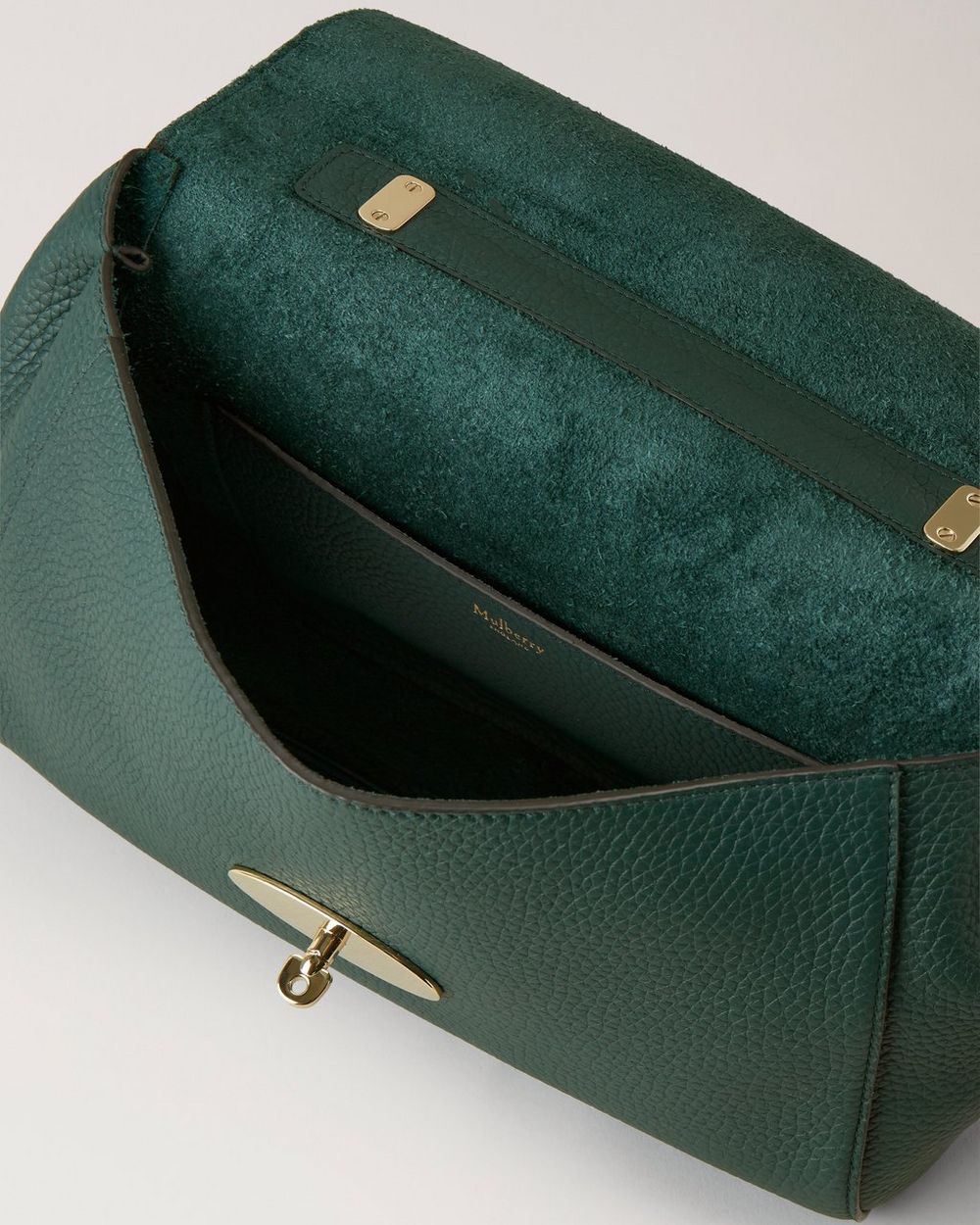 Medium Lily Carbon Neutral Mulberry Green Heavy Grain Lily Mulberry