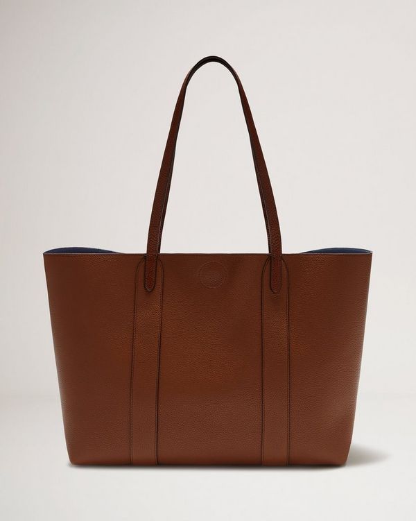 Bayswater Tote Leder mit klassischer Narbung in Eiche Damen Mulberry