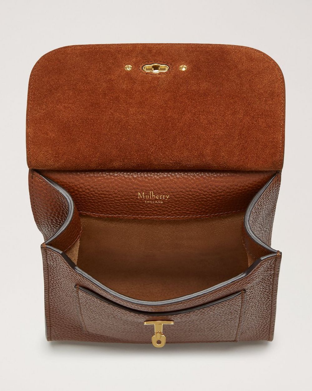 Buy Mulberry Small Antony Leather Crossbody Bag - Oak At 30% Off