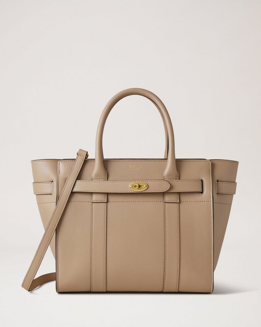 Small Zipped Bayswater | Maple Silky Calf | Women | Mulberry