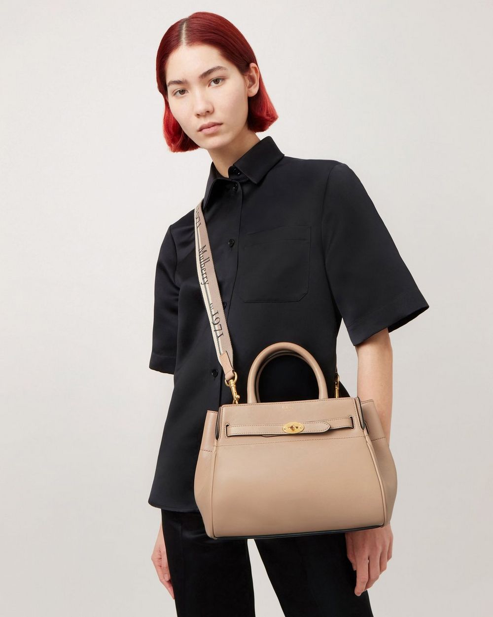 Small Belted Bayswater | Maple Silky Calf | Women | Mulberry