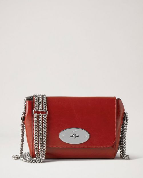 Triple Chain Lily Lancaster Red Glossy NVT Women Mulberry