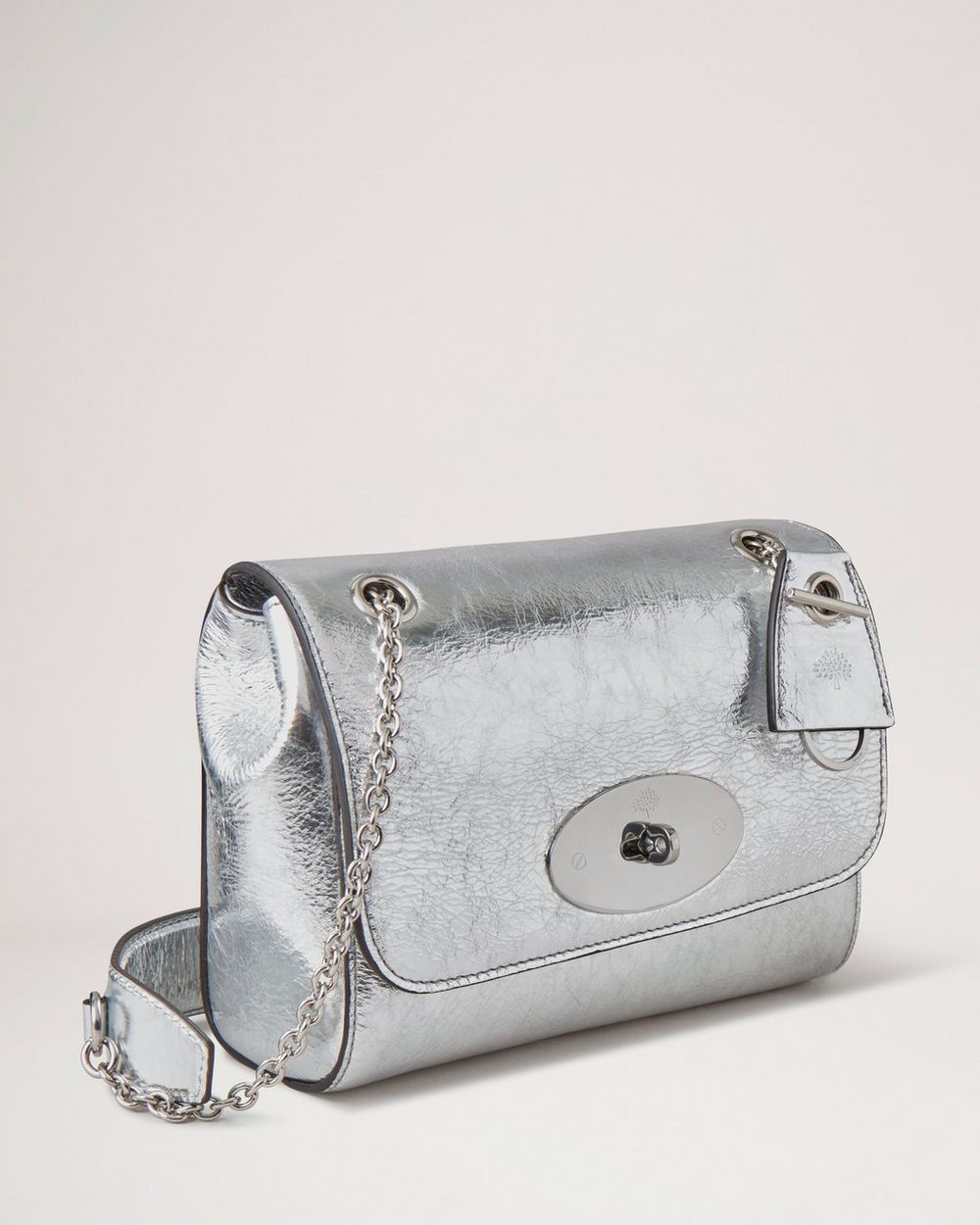 Gray NGIL Faux Leather Scallop Fashion Bag