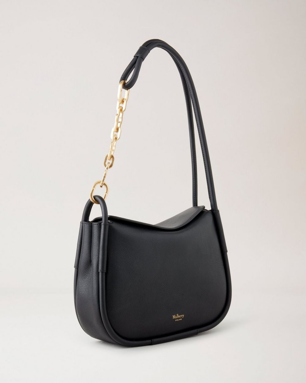 Small Link | Black Silky Calf | Women | Mulberry