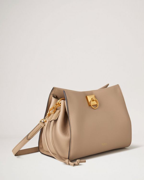 Mulberry Medium Lily Silky Calf Leather Shoulder Bag, Maple at