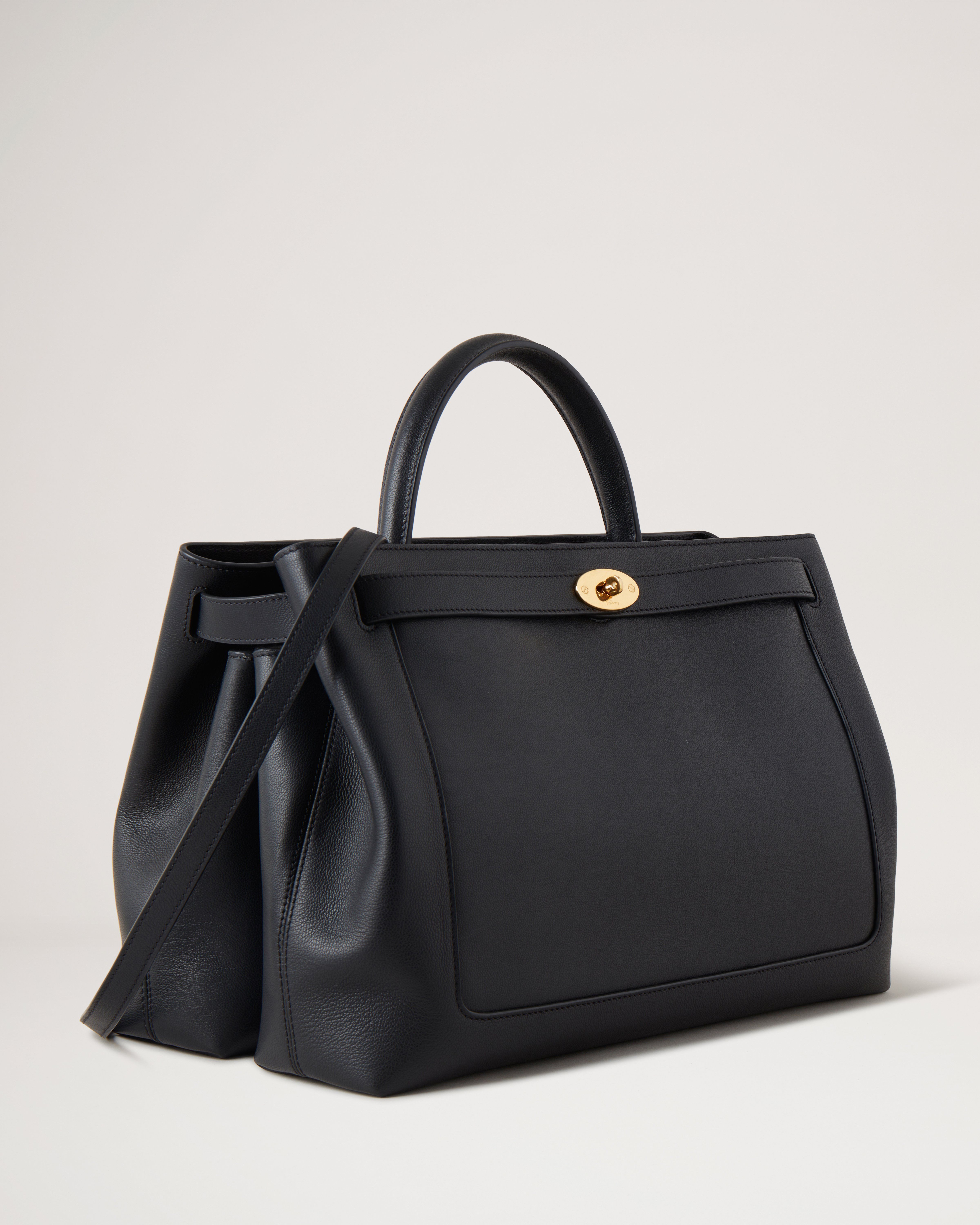 イズリントン | ブラック シルキーカーフレザー | Women | Mulberry