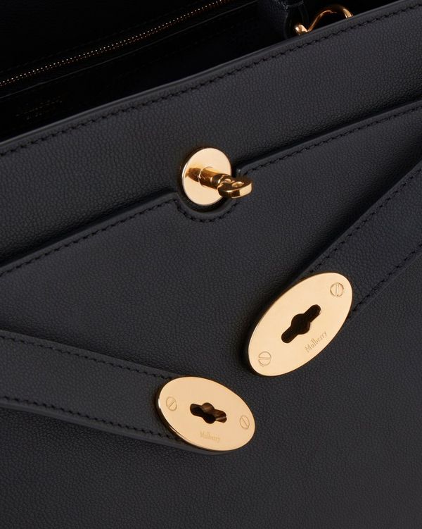 【Mulberry】リリー メイプル シルキーカーフレザー Mulberry | イズリントン | ブラック シルキーカーフレザー | Women