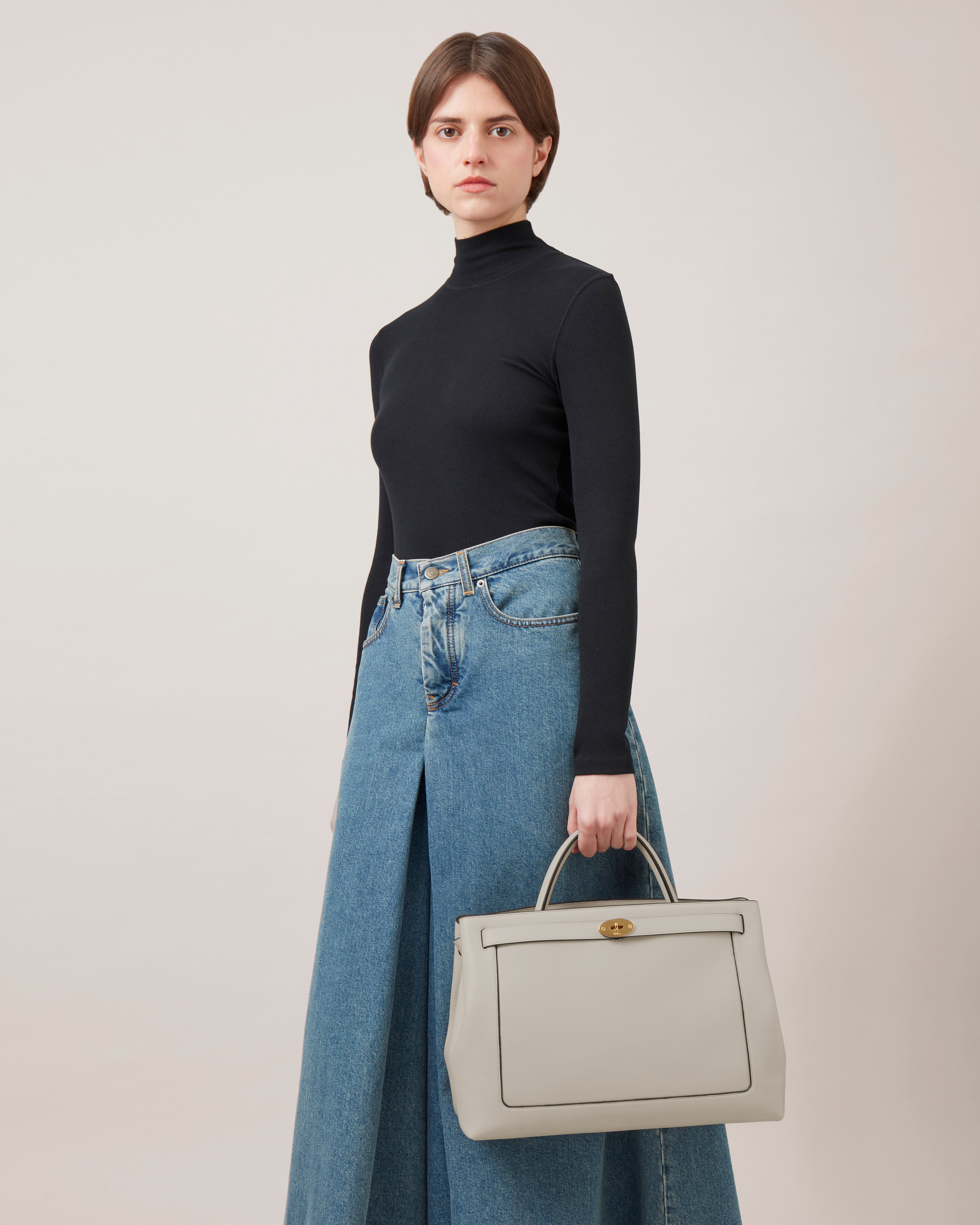 Mulberry | イズリントン | チョーク シルキーカーフレザー | Women