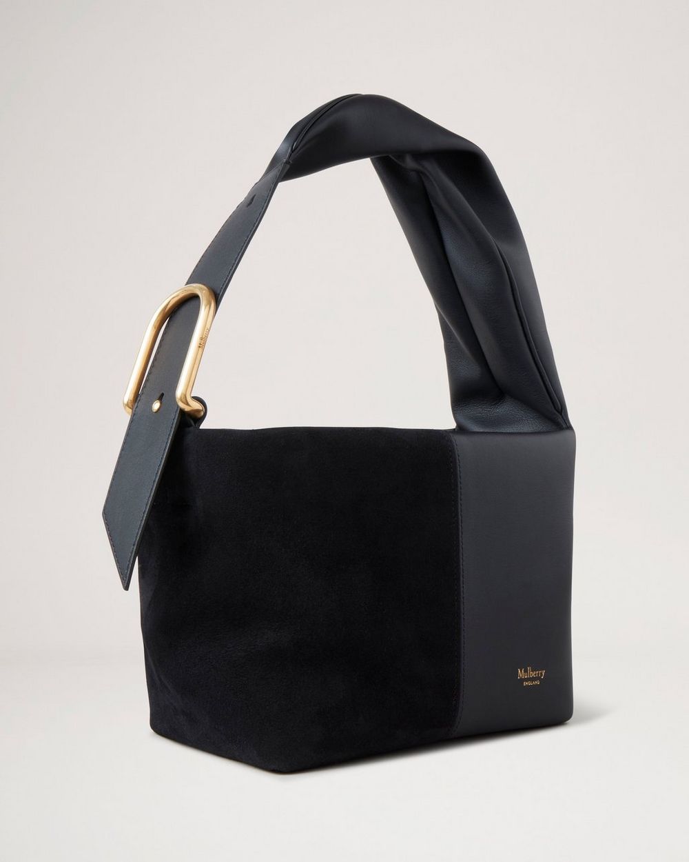 Buy Black Slouchy Shoulder Bag Round Hobo Bag Overnight Bag Online in India  