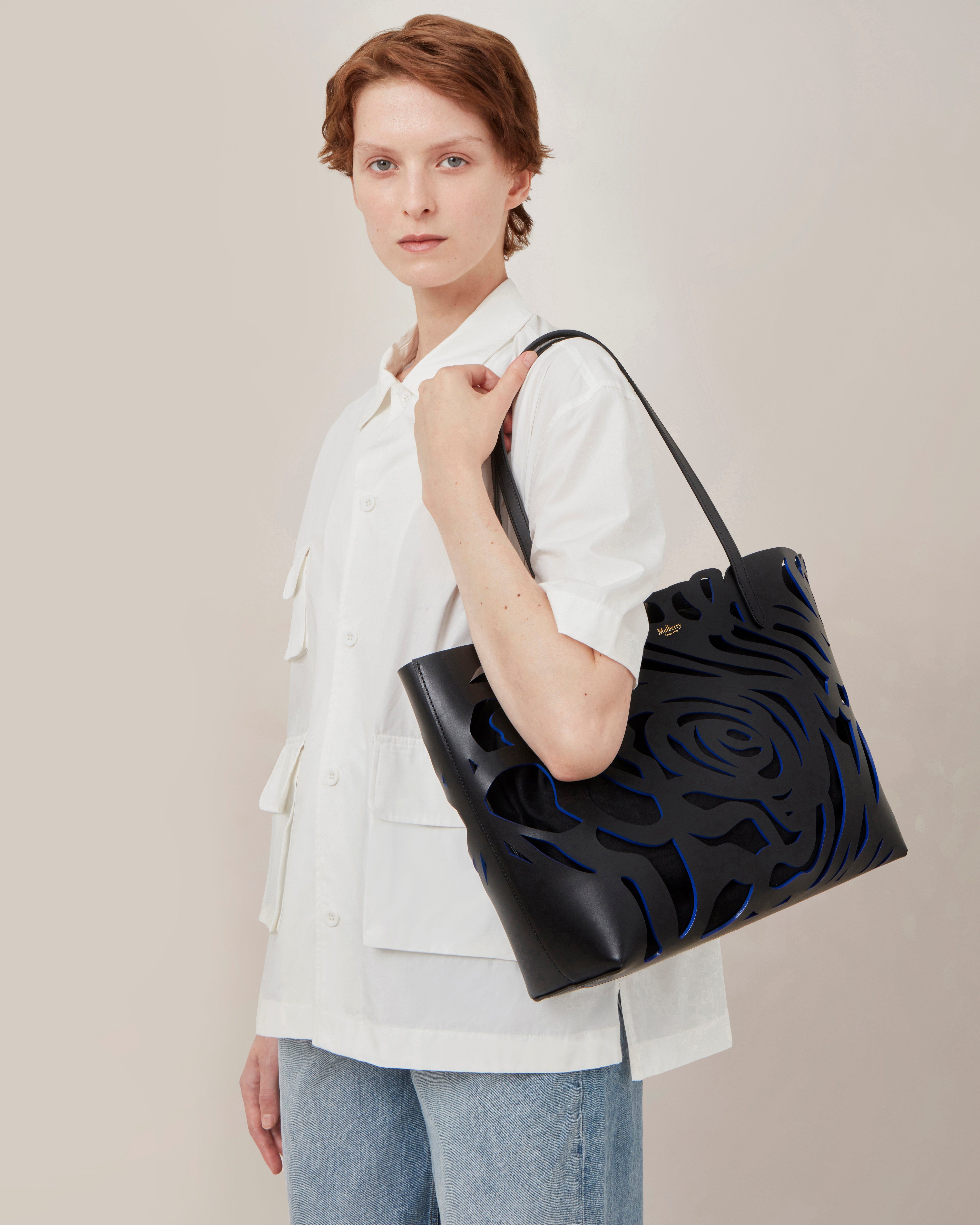 Mulberry black tote online bag