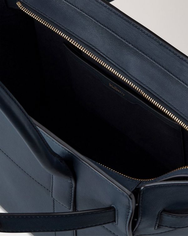 Mulberry | Small Zipped Bayswater | Night Sky Micro Classic Grain