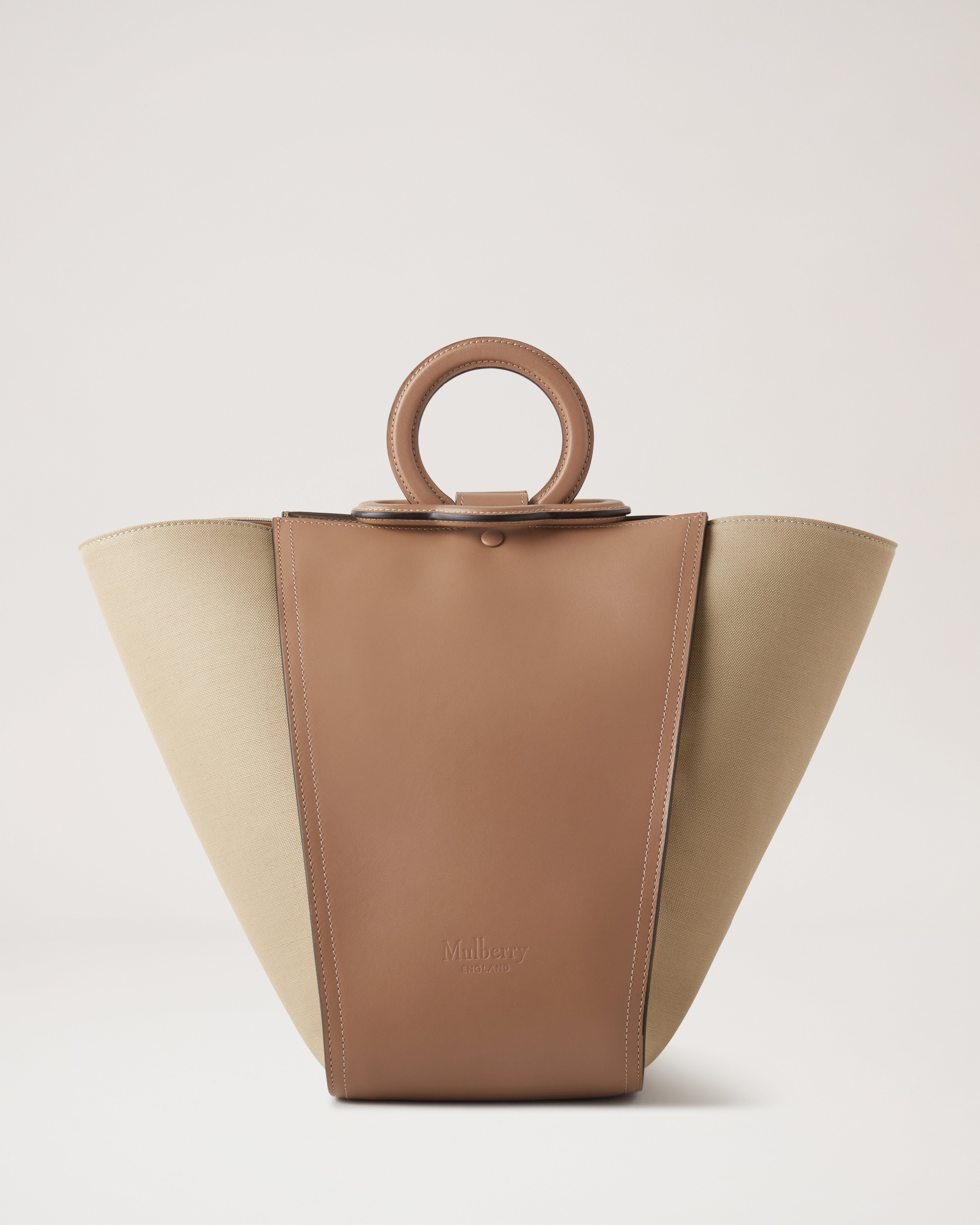 Bag with hot sale round handle