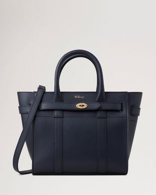 Mulberry Micro Zipped Bayswater Chalk Small Classic Grain Micro Shoulder Bags 600061114owt main image 1