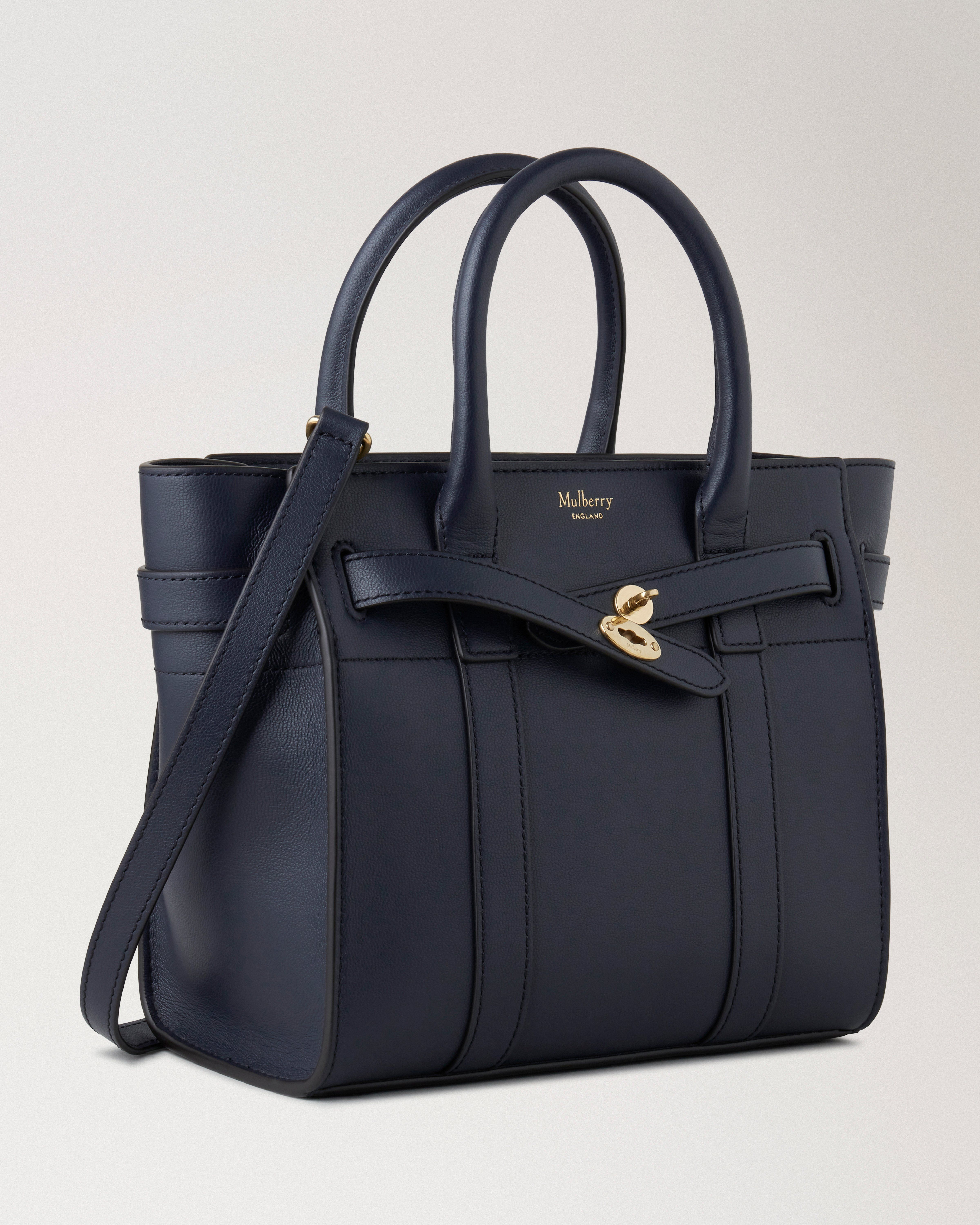 Navy blue mulberry discount bag