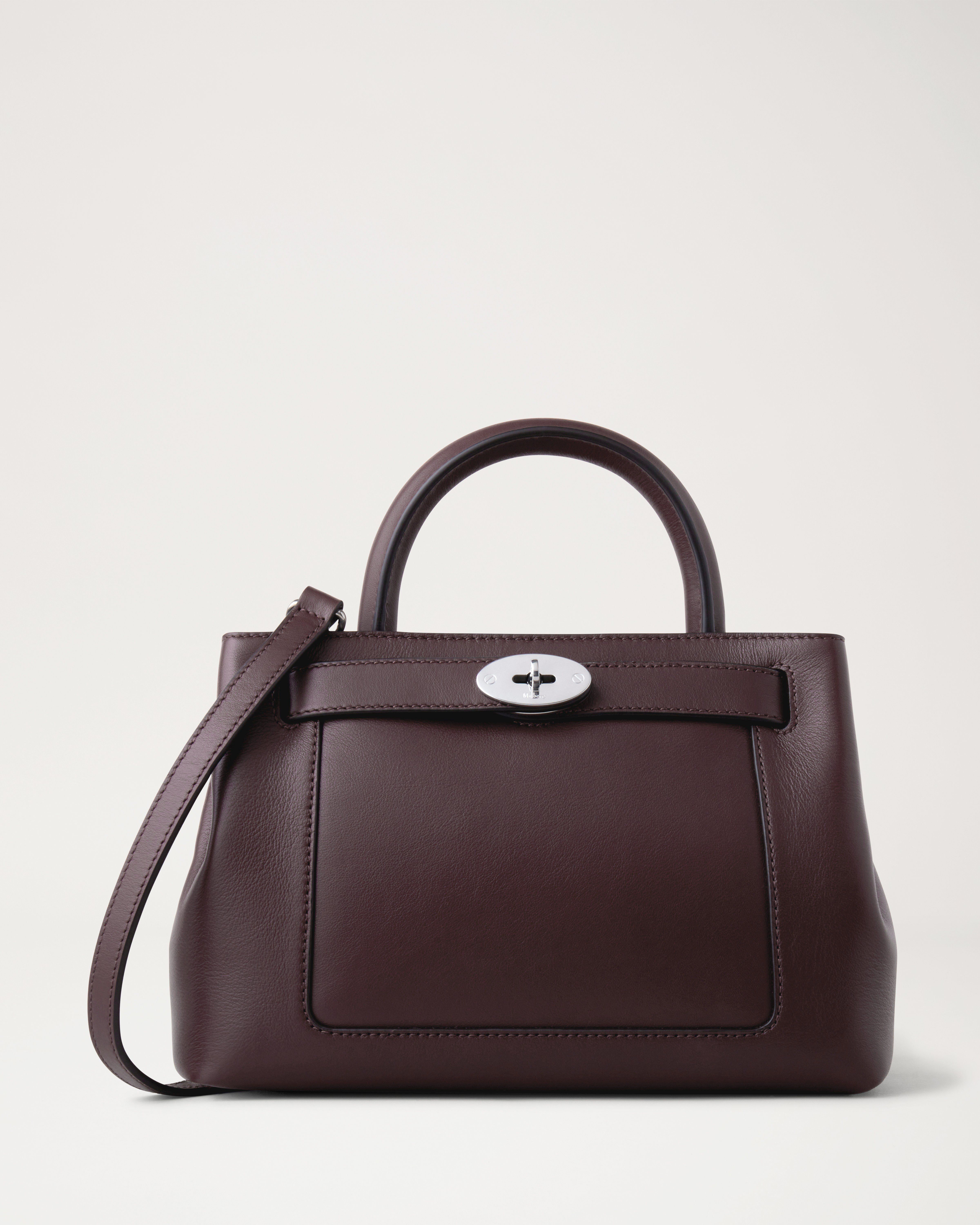 Small Islington Black Cherry Silky Calf Women Mulberry