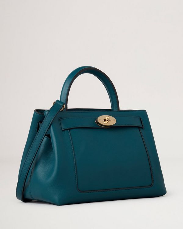 Mulberry | Small Islington | Titanium Blue Silky Calf