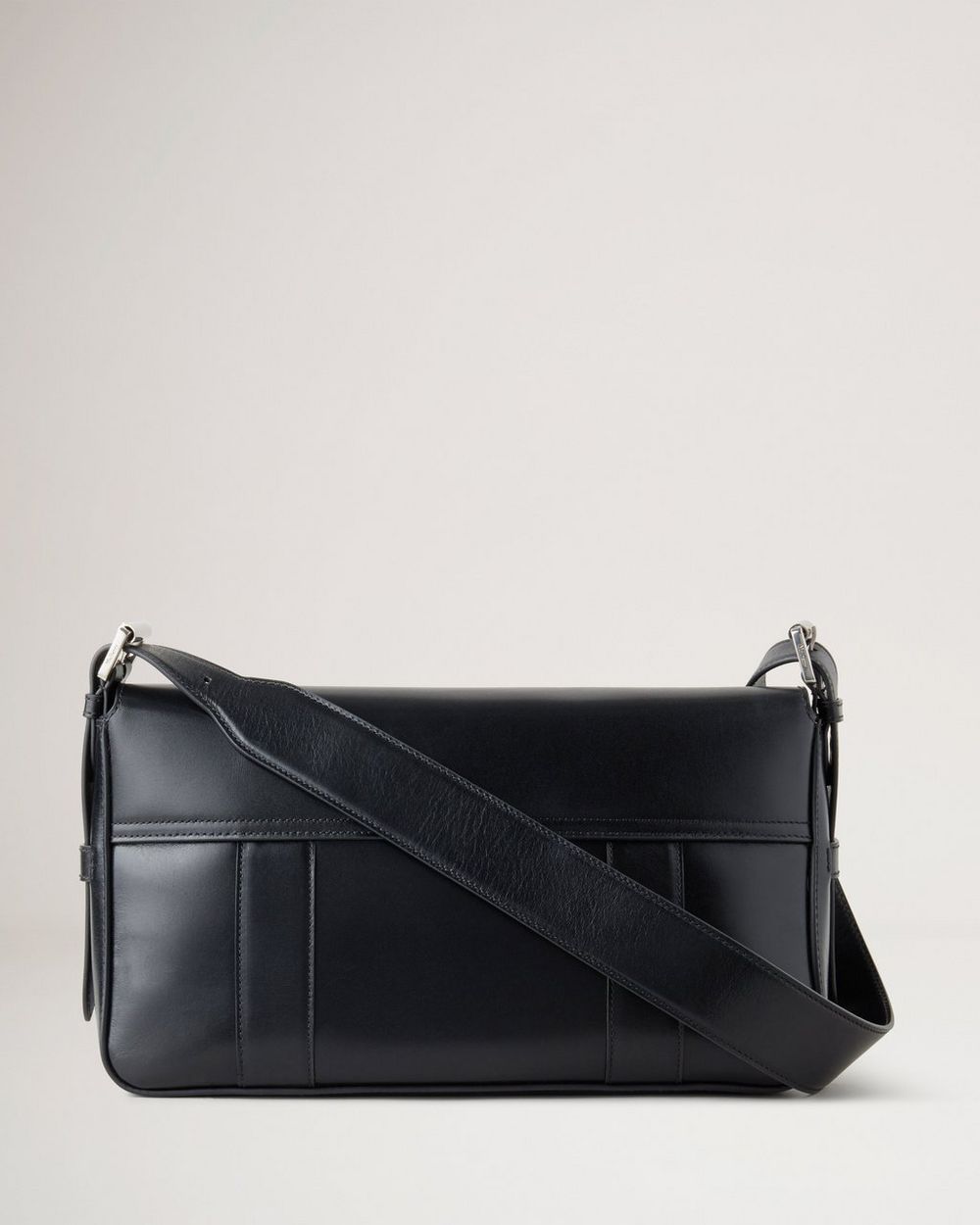 East West Bayswater | Black Shiny Smooth Calf | Women | Mulberry