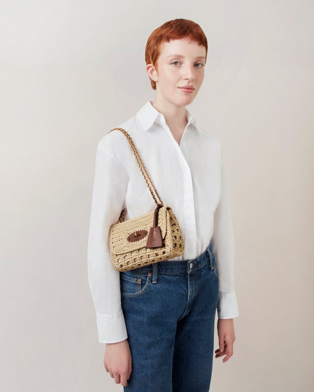 Lily | Chalk Raffia | Women | Mulberry