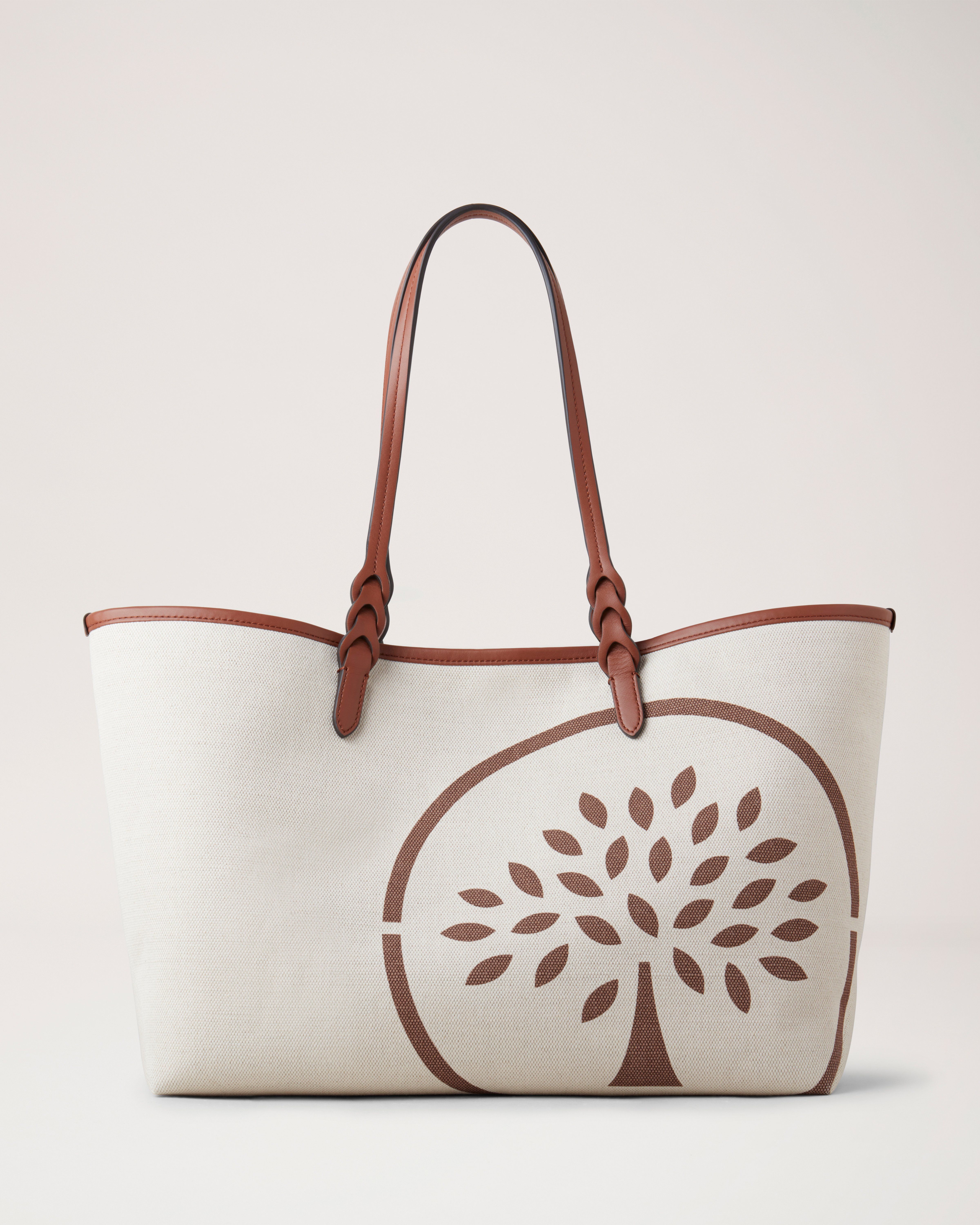 Leather-Trimmed Logo-Print Linen and Cotton-Blend Canvas Messenger Bag