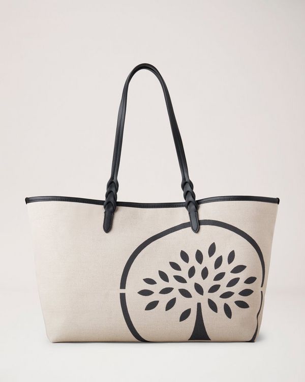 Eco-bags Recycled/Lightweight Cotton Shopping Tote, Canvas Black