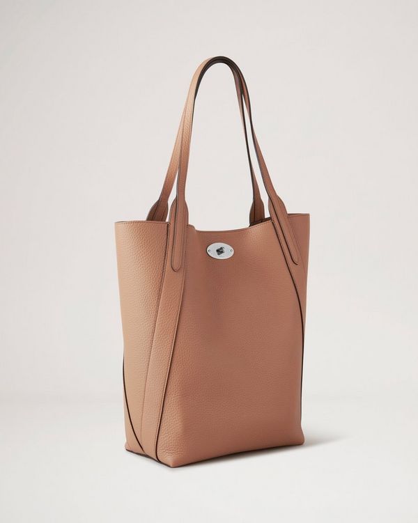 North South Bayswater Tote | Sable Heavy Grain | Women | Mulberry