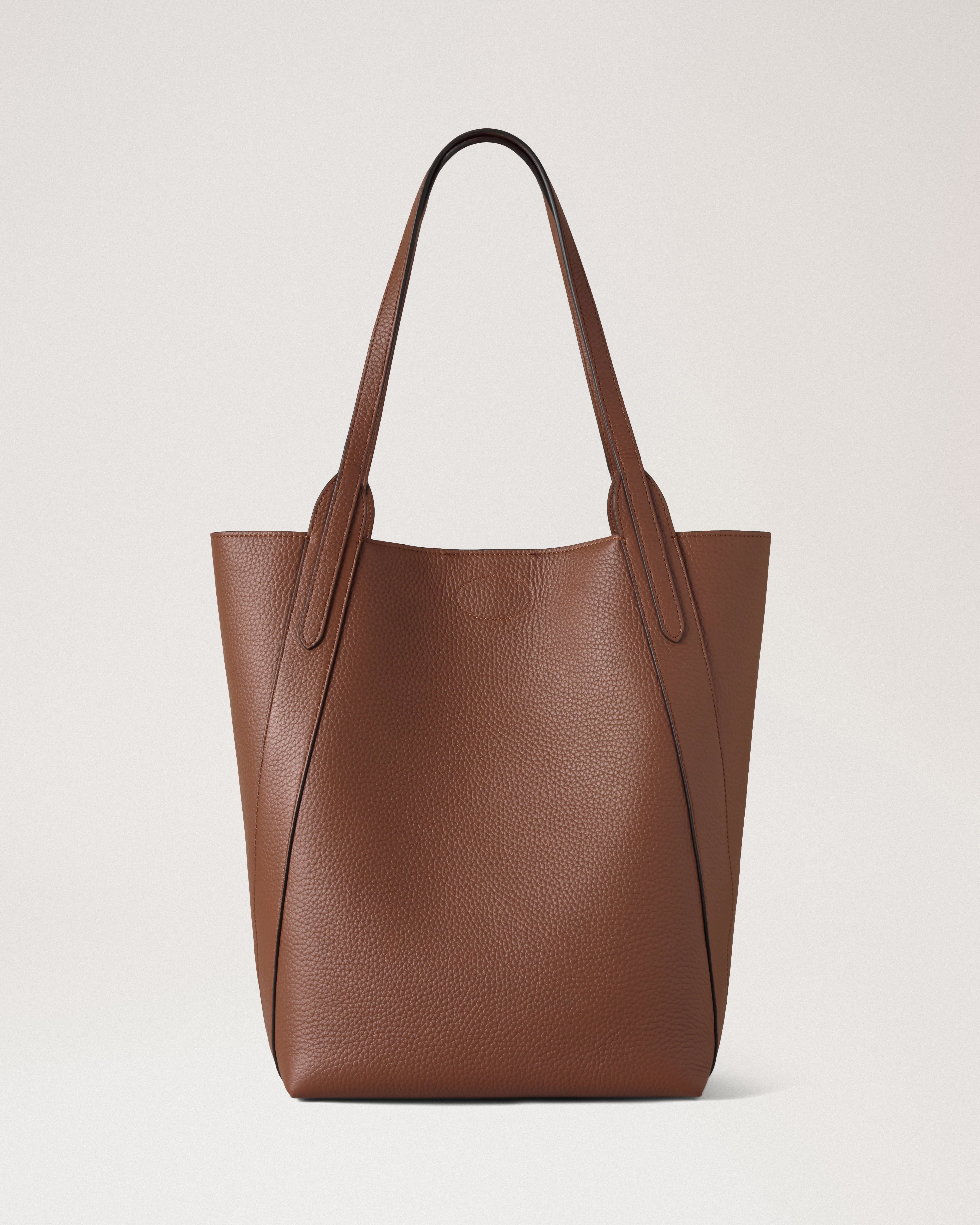 Mulberry | North South Bayswater Tote | Bright Oak Heavy Grain