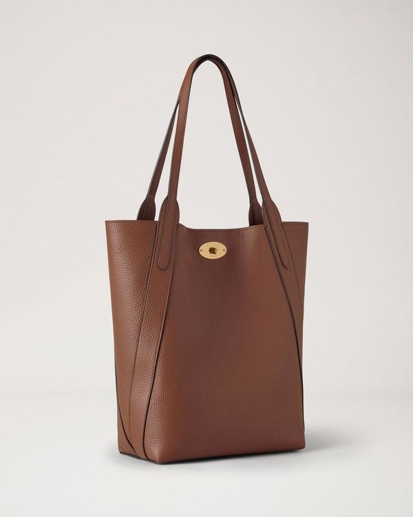 Mulberry | North South Bayswater Tote | Bright Oak Heavy Grain