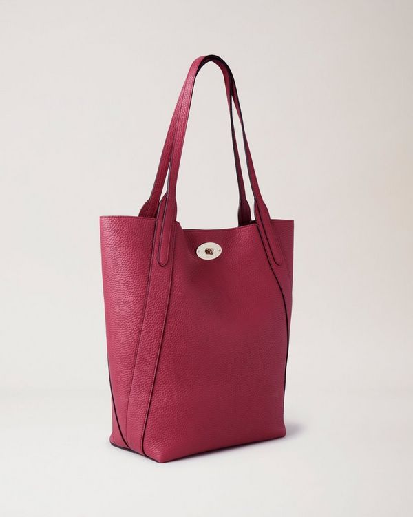 Bayswater Tote, Mulberry Pink Small Classic Grain, Women