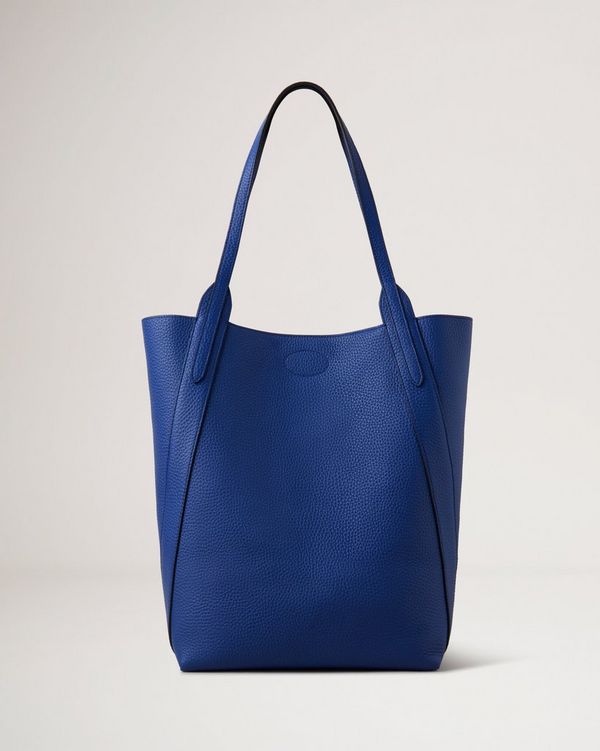North South Bayswater Tote | Pigment Blue Heavy Grain | Women | Mulberry