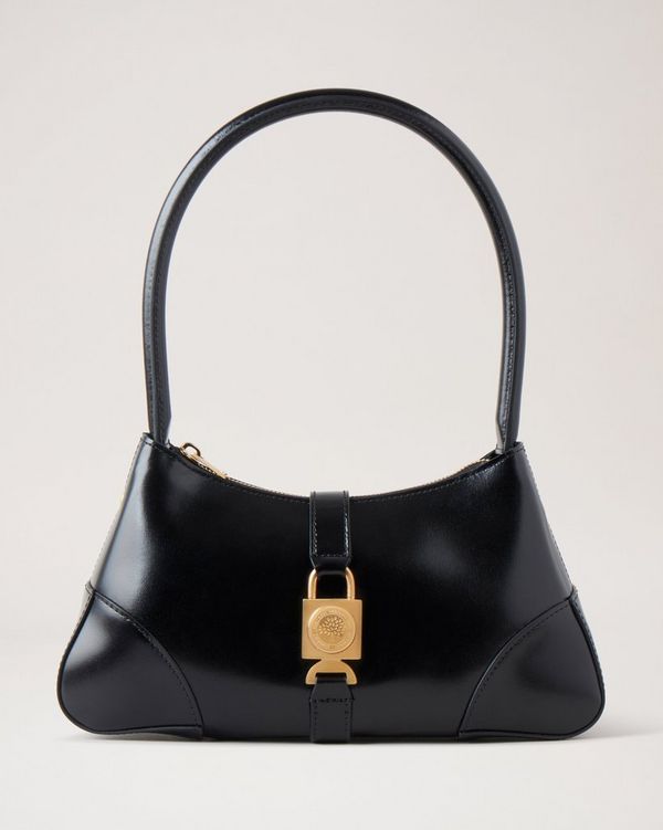 Black leather best sale mulberry bag