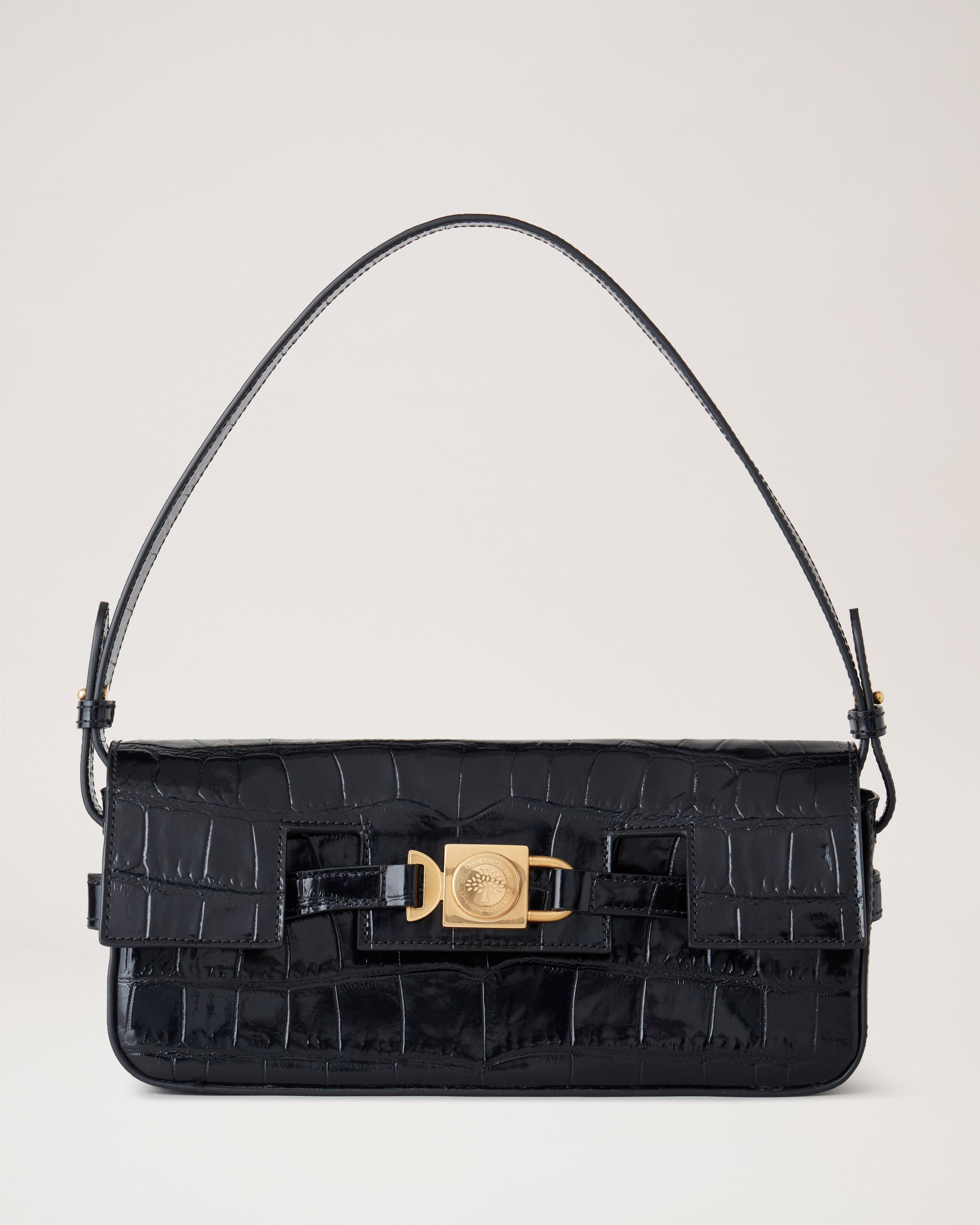 Axel Arigato for Mulberry Shoulder Bag | Black Bovine Leather | Axel