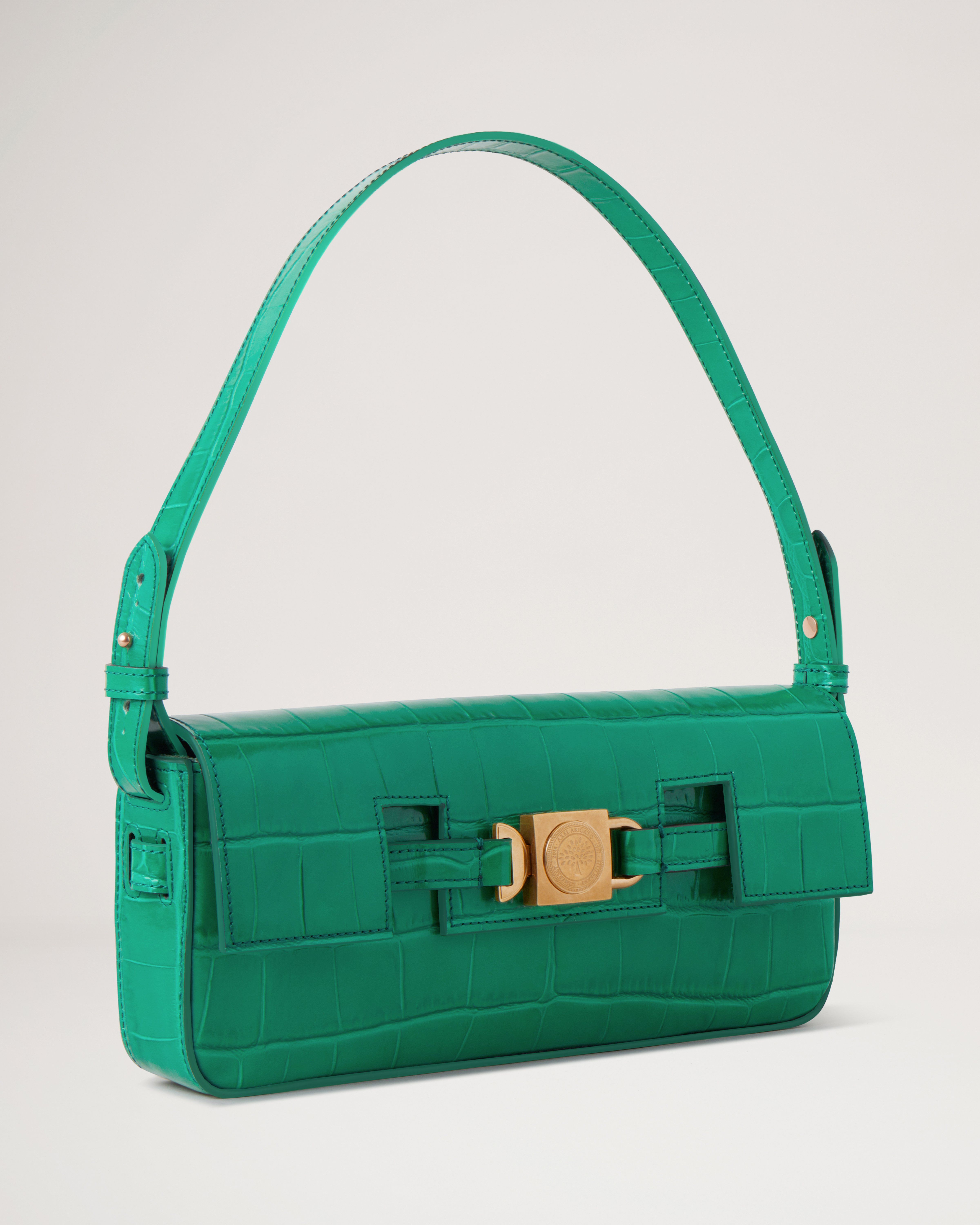 Axel Arigato for Mulberry Shoulder Bag Emerald Green Bovine Leather Axel Arigato for