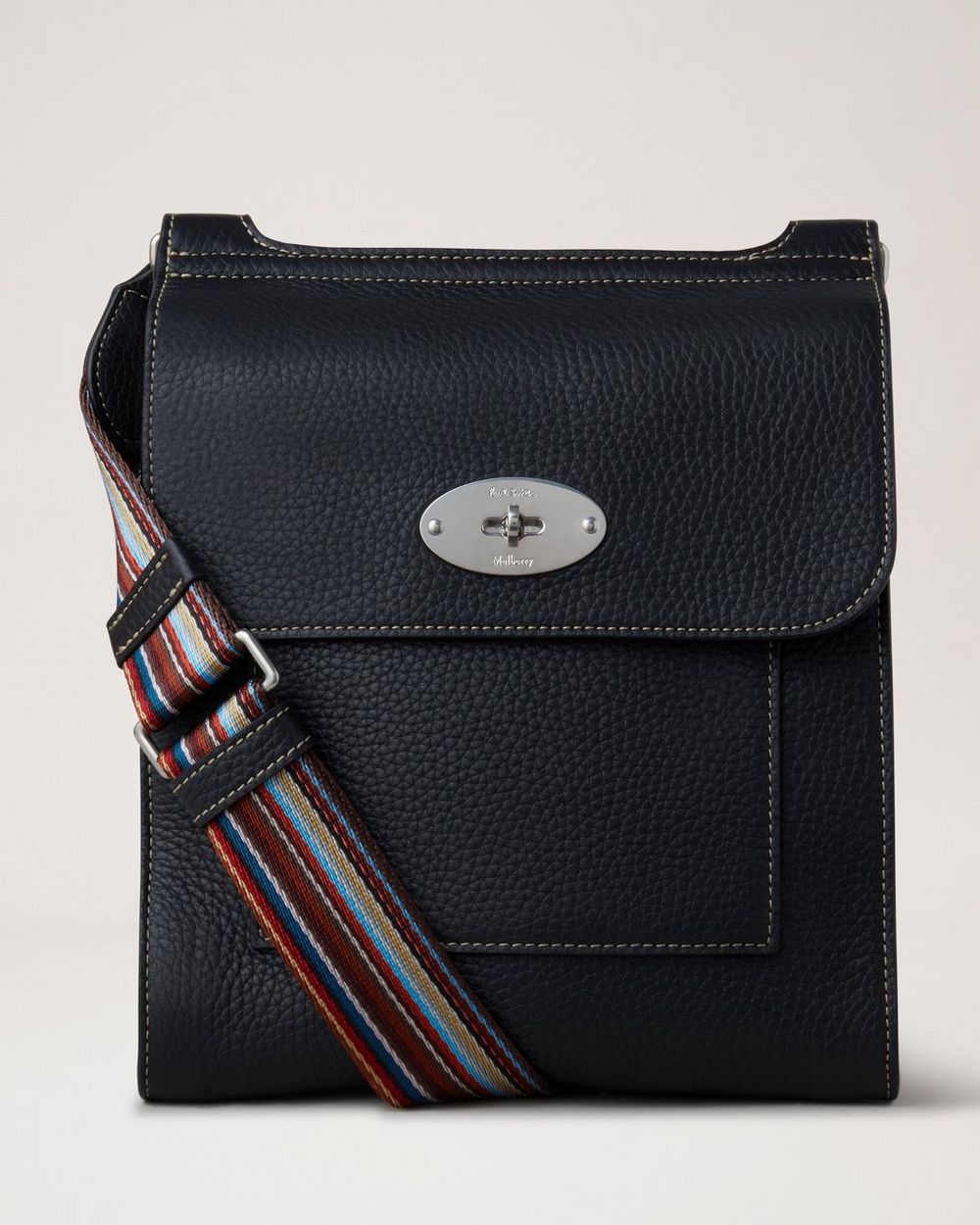 Mulberry x Paul Smith Antony Tote Heavy Grain (Black)