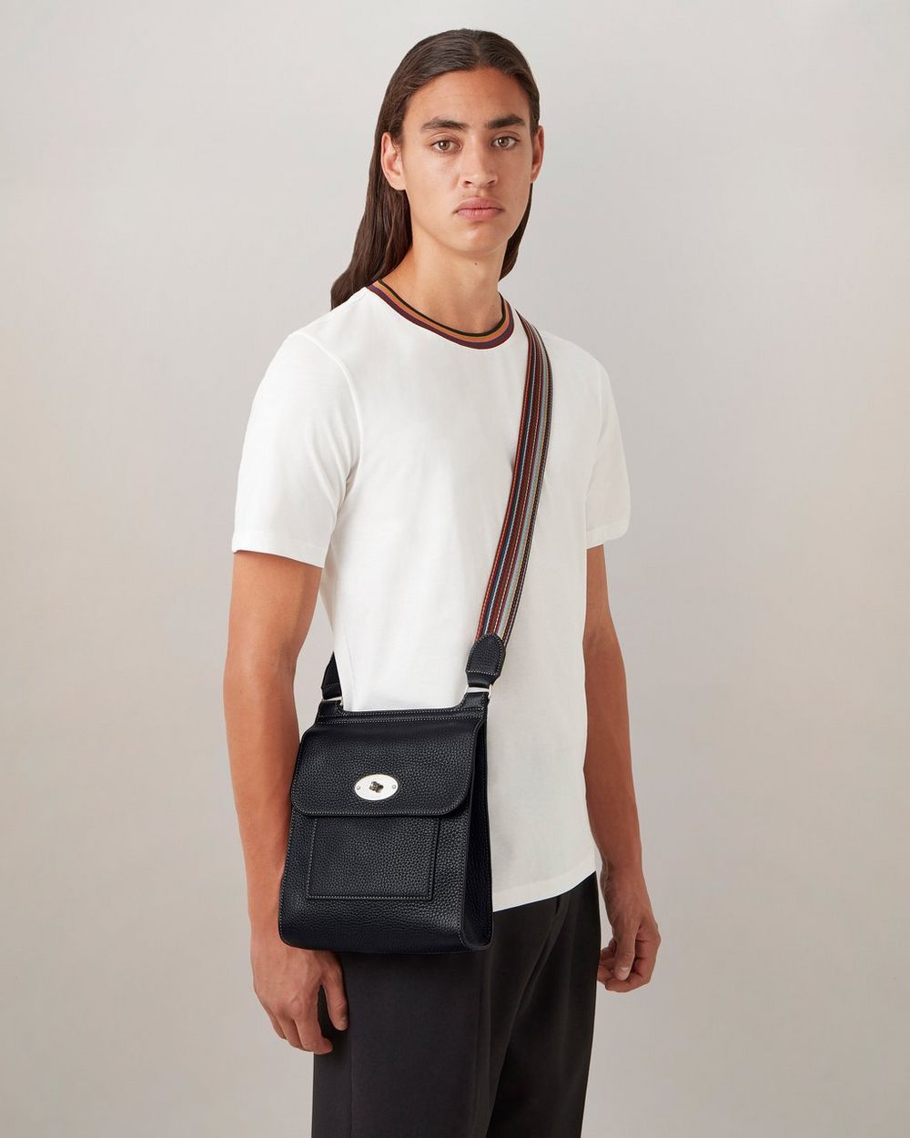 Paul Smith Black Leather Waist Bag