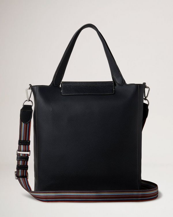 Mulberry x Paul Smith Antony Tote | Black Heavy Grain | Women