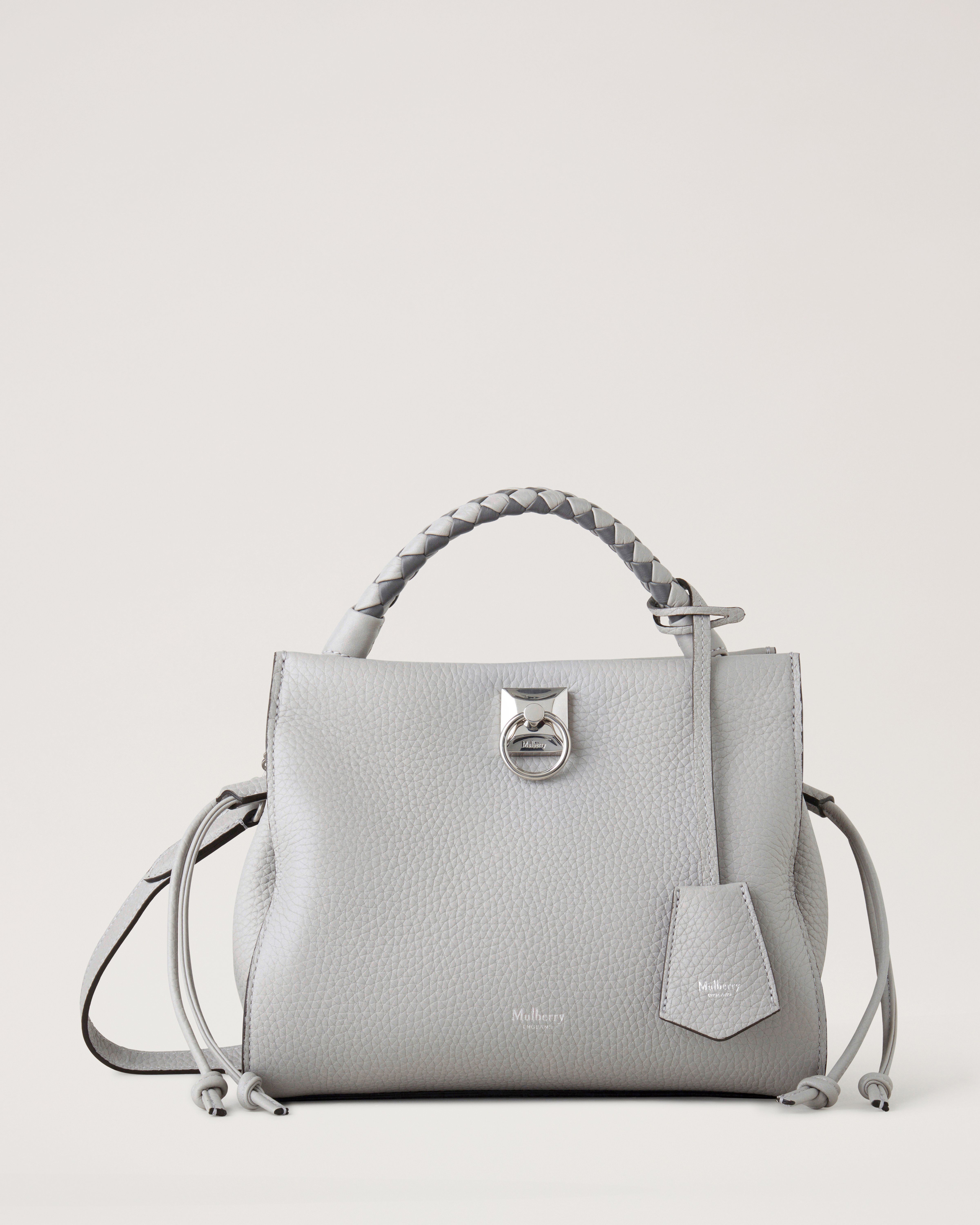 Mulberry Iris Small Top Handle Bag in White