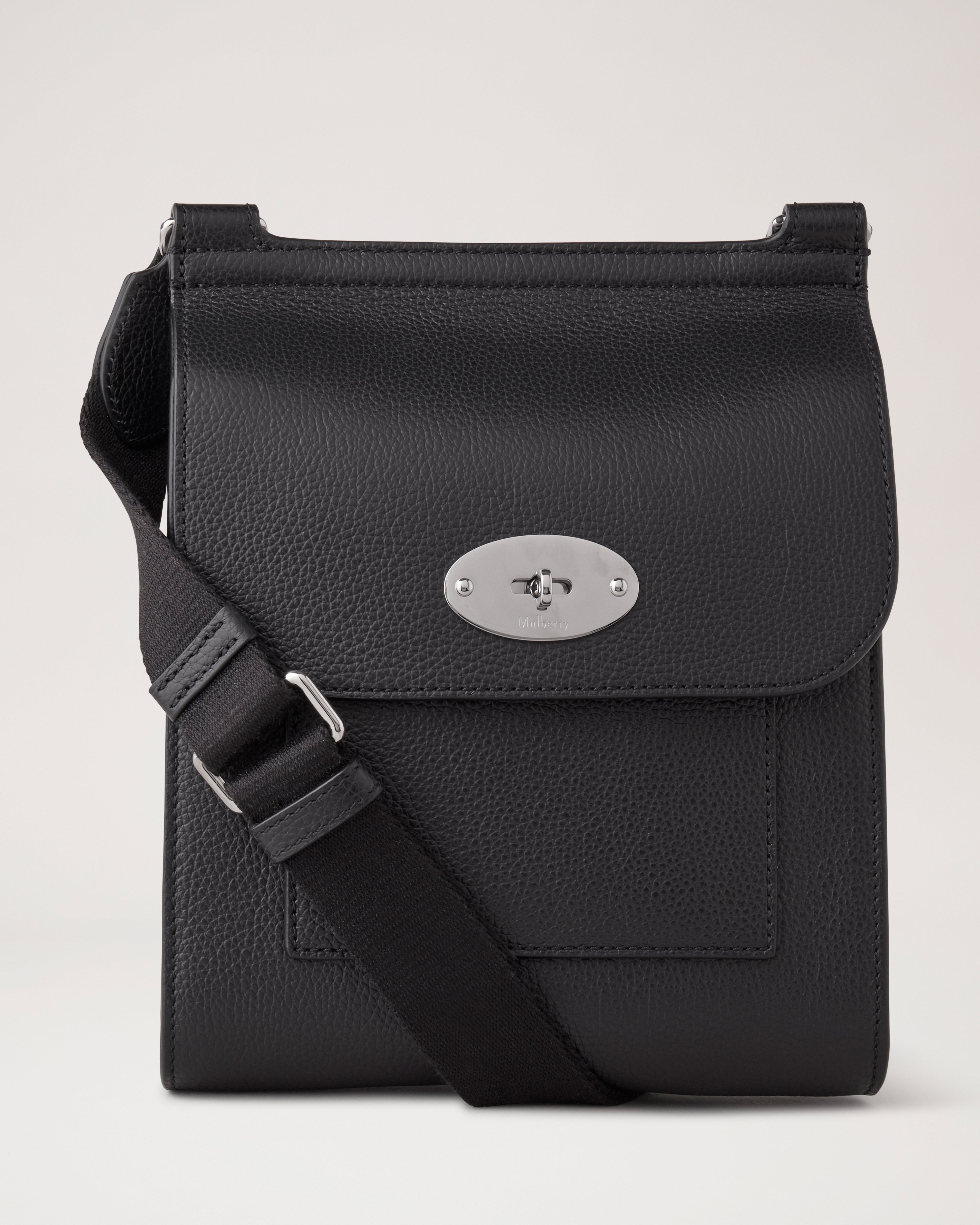 Small Antony | Black Small Classic Grain | Women | Mulberry