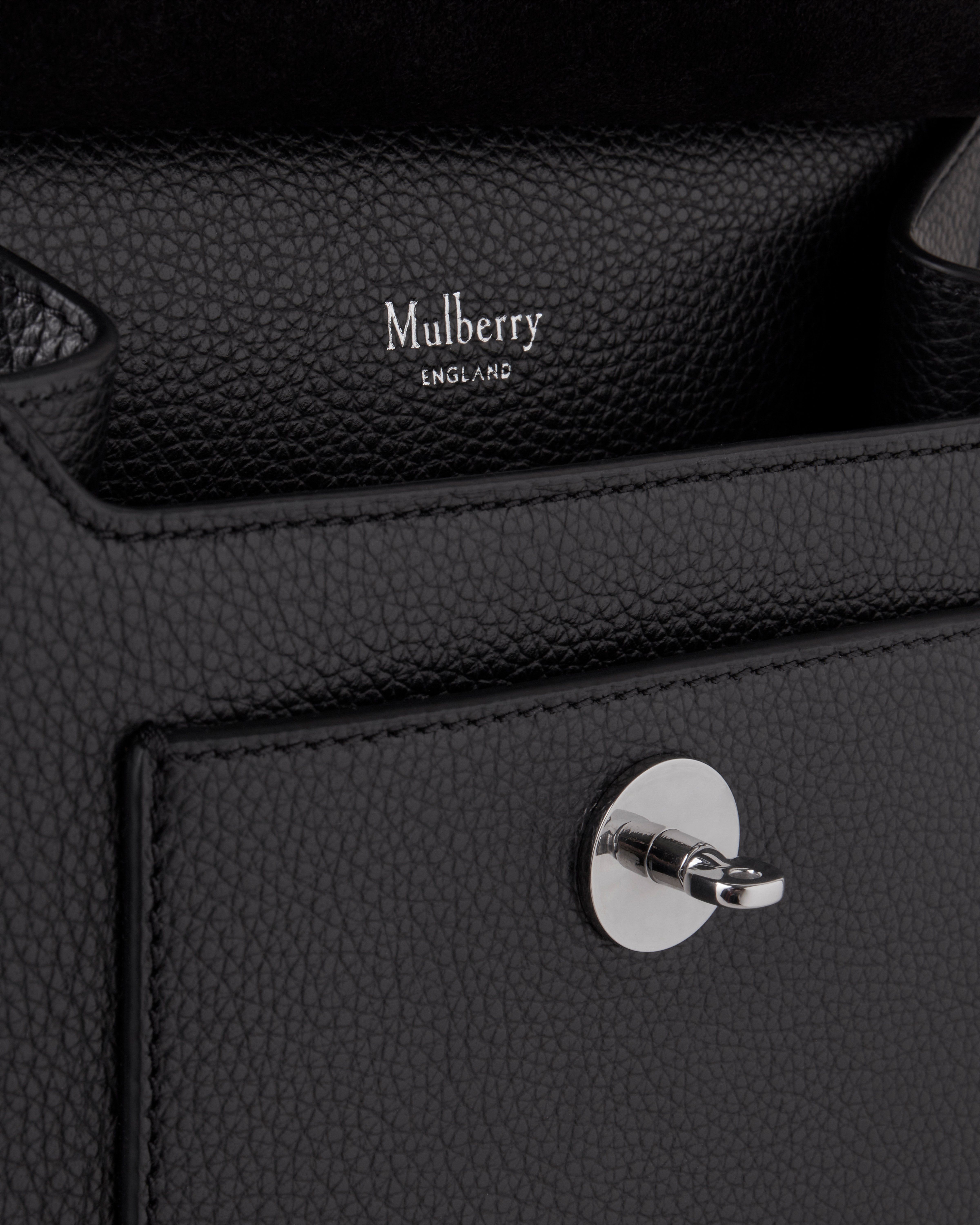 オーダー Mulberry アントニー ブラック×金 ショルダーバッグ - レディース