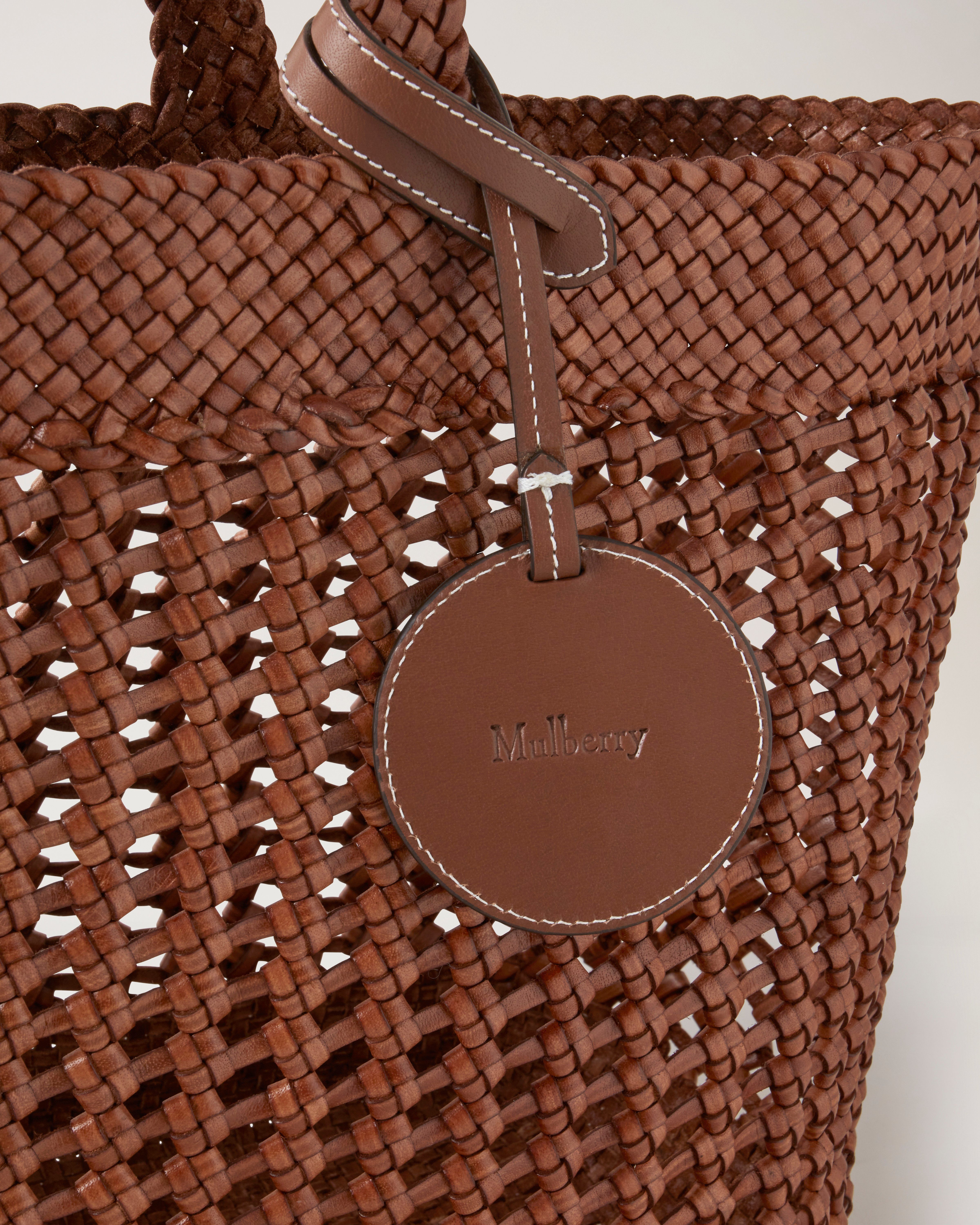 Mulberry | ラージ ウーブン レザー トート | ヴィンテージオーク 牛革 