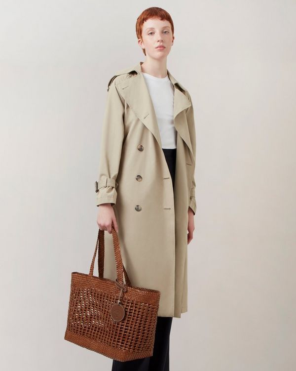 Mulberry | ラージ ウーブン レザー トート | ヴィンテージオーク 牛革